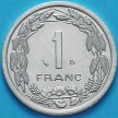 Монета Центральная Африка (BEAC) 1 франк 2003 год.