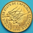 Монета Центральная Африка  (BEAC) 25 франков 1996 год.