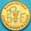 Монета Западная Африка (BCEAO) 5 франков 2008 год.