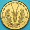 Монета Западная Африка (BCEAO) 5 франков 2008 год.