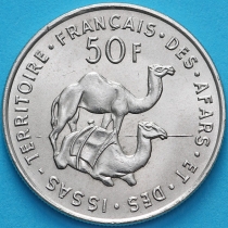 Французская территория Афар и Исса 50 франков 1975 год.