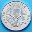 Монета Джибути 5 франков 1986 год.
