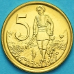 Монета Эфиопия 5 сантим 2008 год.