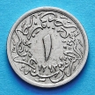 Монета Египта 1/10 кирш 1899 год.