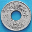 Монета Египта 1 миллим 1917 год.