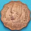 Монета Египет 10 миллим 1943 год.