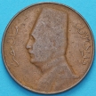 Монета Египта 1 миллим 1935 год.