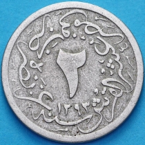 Египет 2/10 кирш 1876 год. "٢٧" (27)