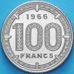Монета Экваториальные Африканские Штаты 100 франков 1966 год. UNC