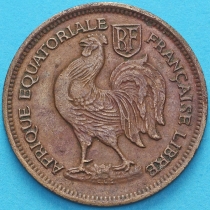 Экваториальная Африка Французская 1 франк 1943 год.