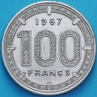 Монета Экваториальные Африканские Штаты 100 франков 1967 год.