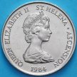 Монета Остров Святой Елены 10 пенсов 1984 год.