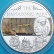Монета Острова Святой Елены 25 пенсов 2013 год. Наполеоновские войны. Бой на Баскском рейде 