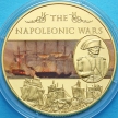Монета Острова Святой Елены 25 пенсов 2013 год. Бой на Баскском рейде.