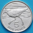 Монета Остров Святой Елены 5 пенсов 1991 год. Зуёк.