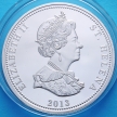 Монета Острова Святой Елены 25 пенсов 2013 год. Наполеоновские войны. №6.