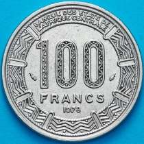 Габон 100 франков 1978 год.