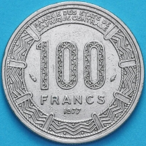 Габон 100 франков 1977 год.