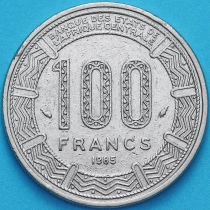 Габон 100 франков 1985 год.