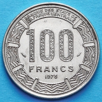 Габон 100 франков 1971 год. ESSAI