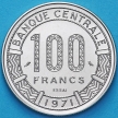 Монета Габон 100 франков 1971 год. ESSAI