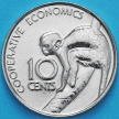 Монета Гайана 10 центов 1980 год. Беличья обезьяна.