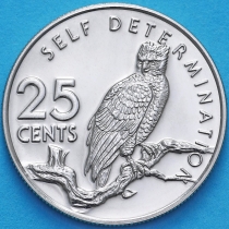 Гайана 25 центов 1978 год. Южноамериканская гарпия.