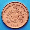 Монета 1 бутут 1998 год. Гамбия