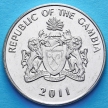 Монета Гамбия 50 бутут 2011 год. Африканский бык.