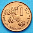 Монета Гамбии 1 бутут 1974 год. ФАО.