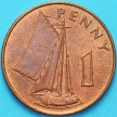 Монета Гамбия 1 пенни 1966 год. XF