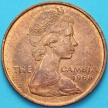 Монета Гамбия 1 пенни 1966 год. XF