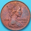 Монета Гамбия 1 пенни 1966 год. №2