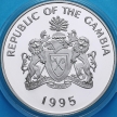 Монета Гамбия 20 даласи 1995 год. 50 лет ООН. Серебро