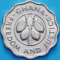 Гана 2,5 песевы 1967 год. UNC