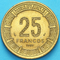 Гвинея Экваториальная 25 франков 1985 год. UNC
