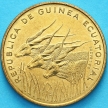 Монета Гвинея Экваториальная 5 франков 1985 год. UNC