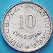 Монета Гвинея Португальская 10 сентаво 1973 год.