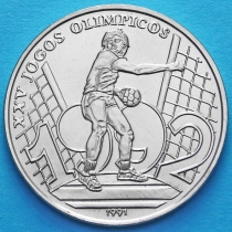 Гвинея-Бисау 2000 песо 1991 год. Олимпиада. Гандбол.