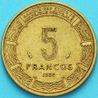 Монета Гвинея Экваториальная 5 франков 1985 год.