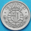 Монета Гвинея Португальская 2,5 эскудо 1952 год.