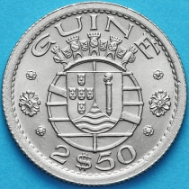 Гвинея Португальская 2 ,5 эскудо 1952 год.
