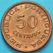Монета Гвинея Португальская 50 сентаво 1952 год.