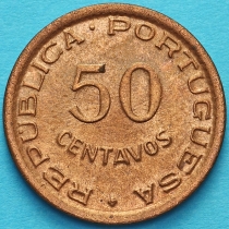 Гвинея Португальская 50 сентаво 1952 год.