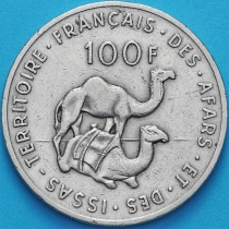 Французская территория Афар и Исса 100 франков 1970 год.