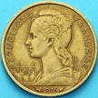 Монета Французская территория Афар и Исса 10 франков 1975 год.