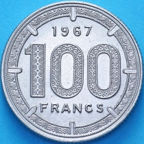 Камерун 100 франков 1967 год. №2