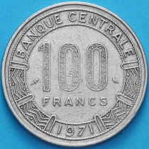 Камерун 100 франков 1971 год. №1