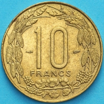 Камерун 10 франков 1958 год. aUNC
