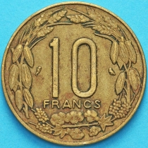 Камерун 10 франков 1969 год. 
